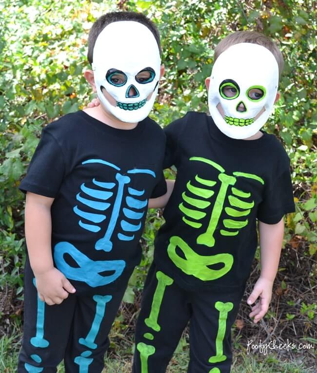 Awesome Halloween Skeleton Costume Idea For Parties Skeleton Costume Ideas For Halloween