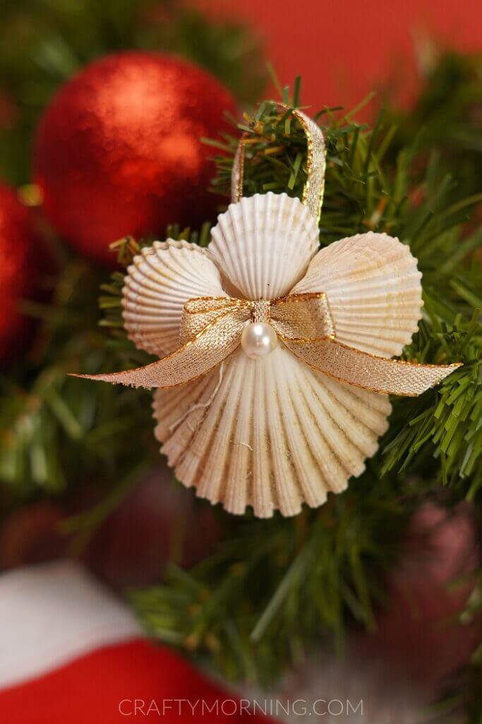 Awesome Seashell Angel Ornament Craft For KidsSeashell Angel Ornament for Kids to Make