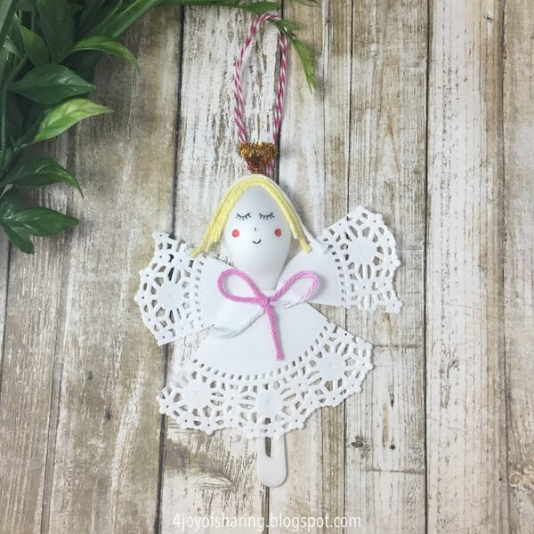 Awesome Spoon DIY Handmade Christmas Angels Ideas For KidsHandmade Christmas Angels Ideas For Kids