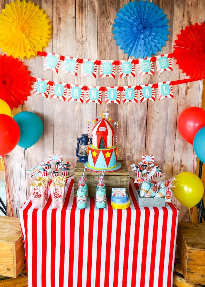 Backyard Carnival Themed Party Ideas For School Carnival Theme Decoration Ideas for School