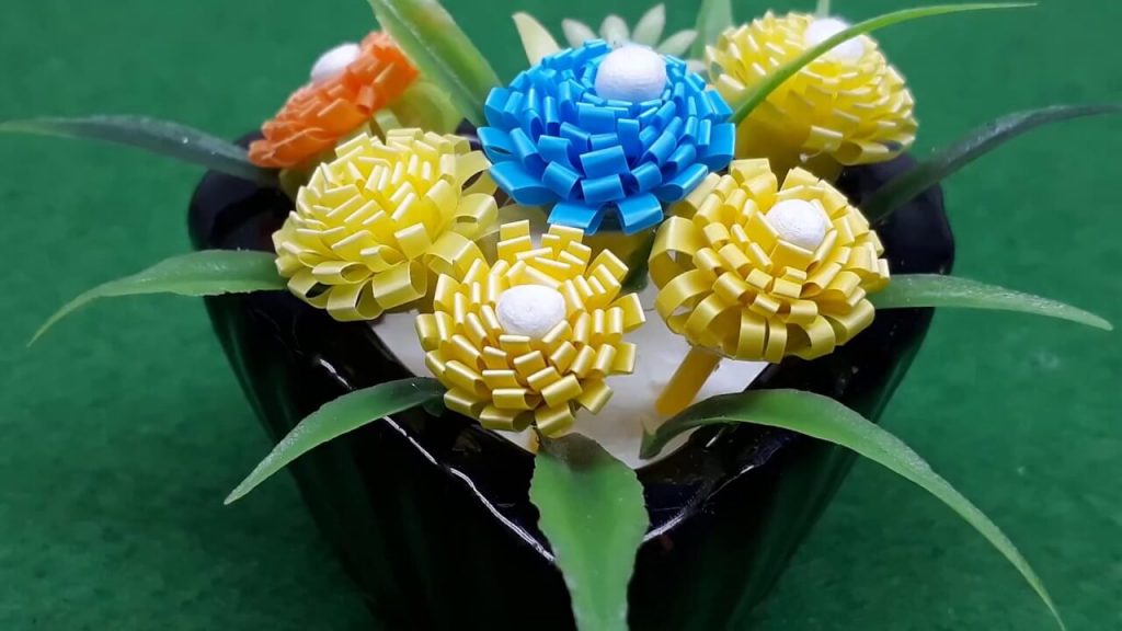 Beautiful Handmade Straw Flower Design Beautiful Flower Crafts Using Straw