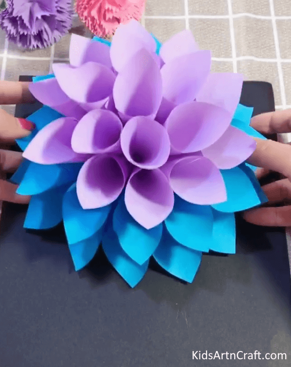Amazing Craft Idea For Kids: Paper Flower with Step by Step Instructions