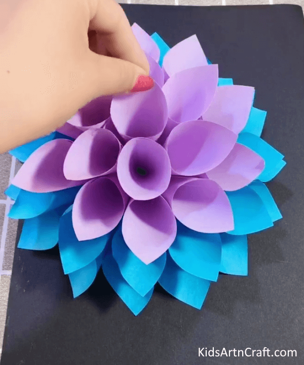 Step By Step Instructions For Beautiful Paper Flower Kids Craft Idea