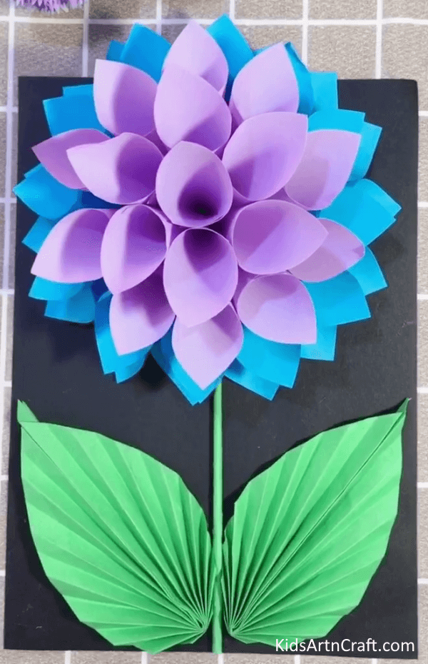 Step By Step tutorial For Crafting Beautiful Flower Using Paper For Kids 