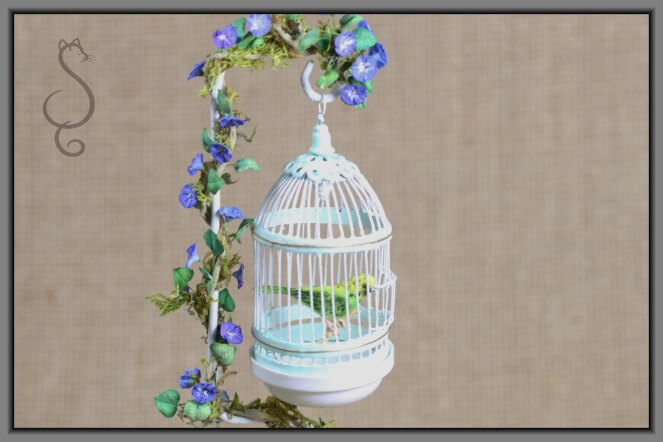 Beautiful Wire Bird Cage Craft DIY Idea Beautiful Wire Birds &amp; Bird Cage Craft
