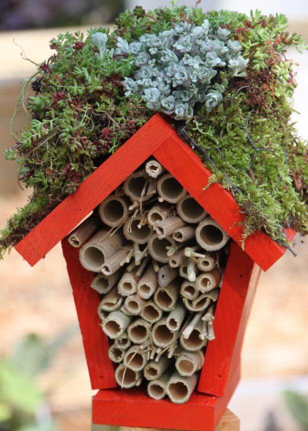 Beautiful Wo0den Bug Hotel DIY Ideas for Outdoor Garden