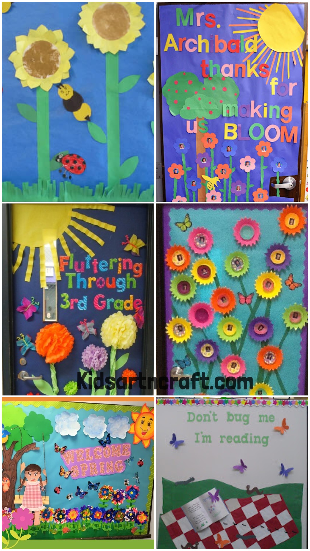 Bulletin board ideas for spring classroom decoration