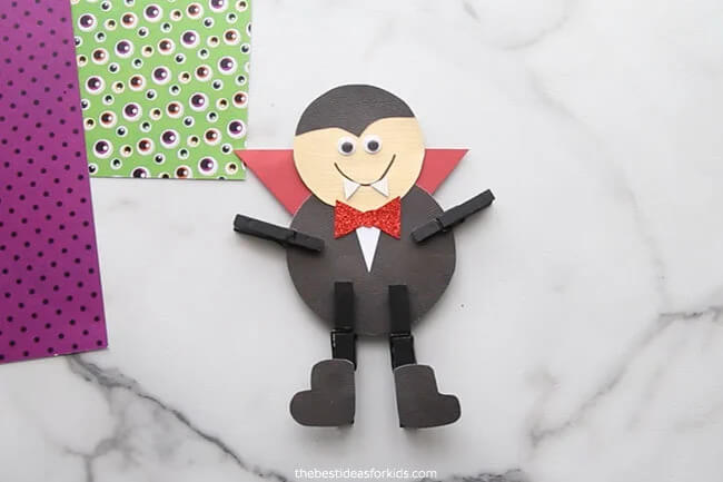 Clothespin & Paper Vampire Craft Ideas for KidsVampire Craft Ideas for Kids