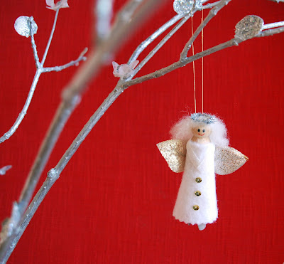 Clothespin Beautiful Angel Crafts For Kids