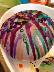 Colorful Painting Of Ice For Toddler Activity