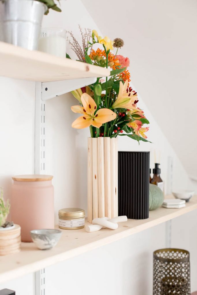 Cool & Chic Wooden Sticks Tall Vase DIY  Ideas for Decor