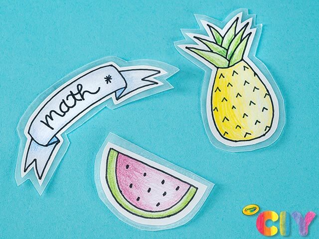 Cool Fruits DIY Sticker Ideas for Kids