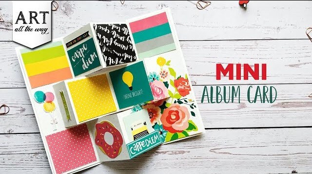 Creative & Cute Mini Album Greeting Card Design Idea For Kids