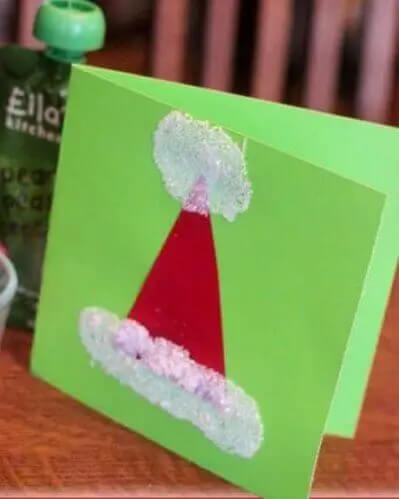Creative Christmas Card Hat For Toddlers To Make