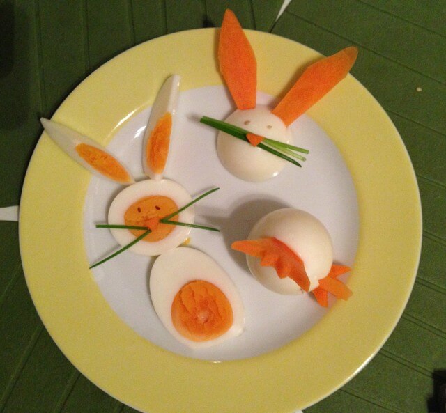Cute Dinner Plate Decoration Ideas In Easter Shape