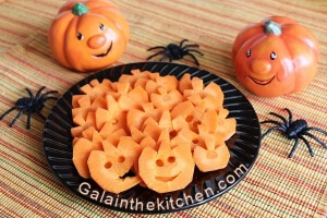 Cute Halloween Veggie Platter Food Decoration Ideas For Kid's Party Halloween food decoration Ideas