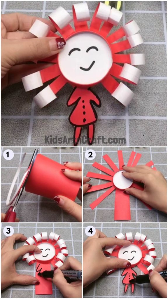 Cute Paper Cup Doll Craft - Step By Step Toy Making Tutorial
