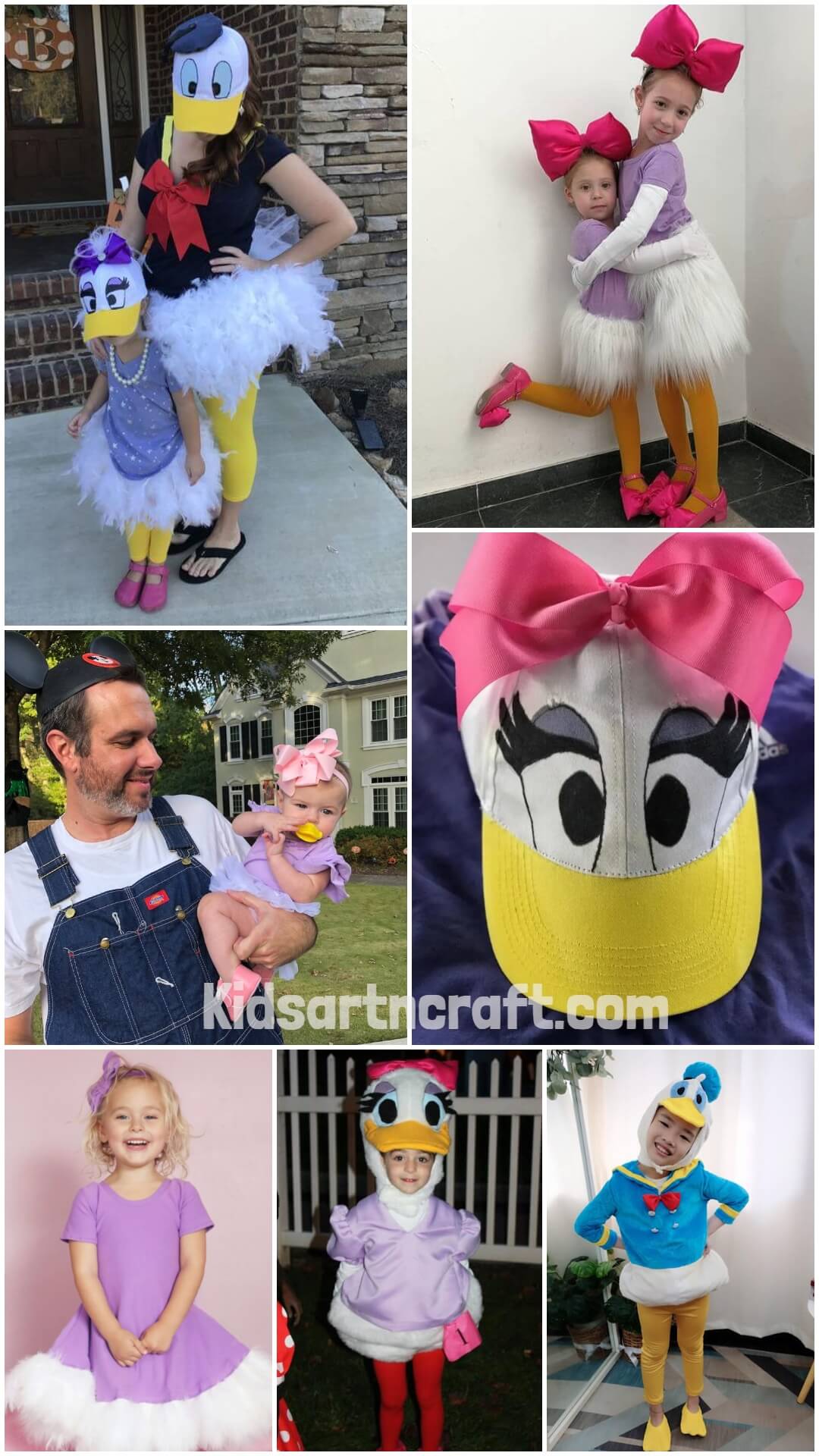 Daisy Duck Costume DIY Ideas for Kids