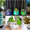DIY air dry plant pot ideas