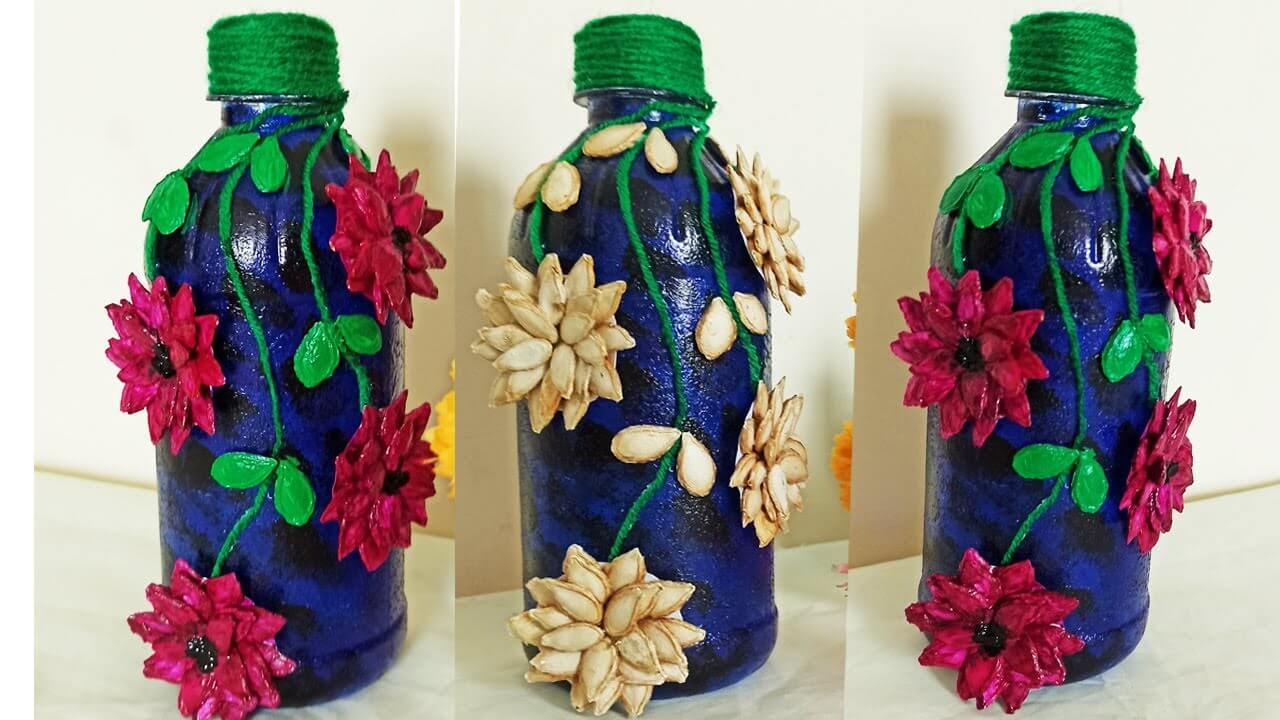 DIY Beautiful Recycled Bottle Crafts With SeedsRecycled Bottle Crafts With Seeds