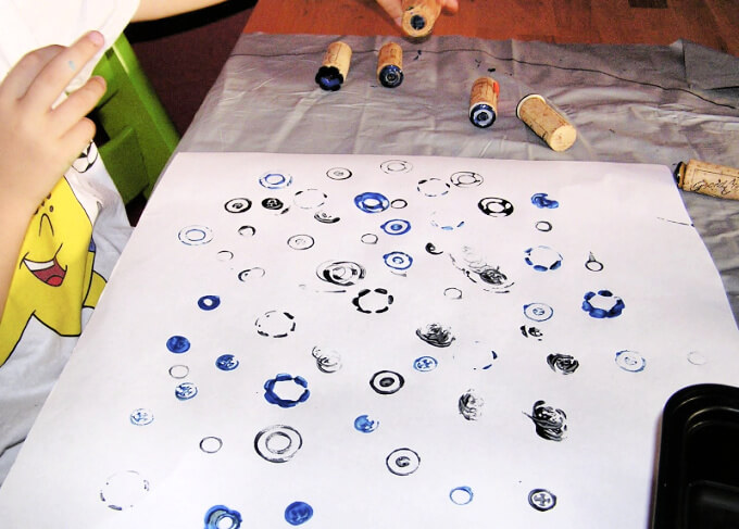 DIY Button Stamp Printing Ideas For Kids Fun ActivitiesButton Stamping Art Ideas for Kids