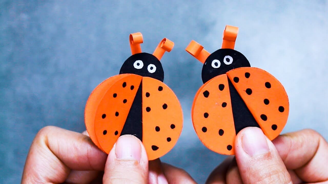DIY Cute & Fun Beetle Craft For Kindergarten Kids Easy crafts for 2nd graders