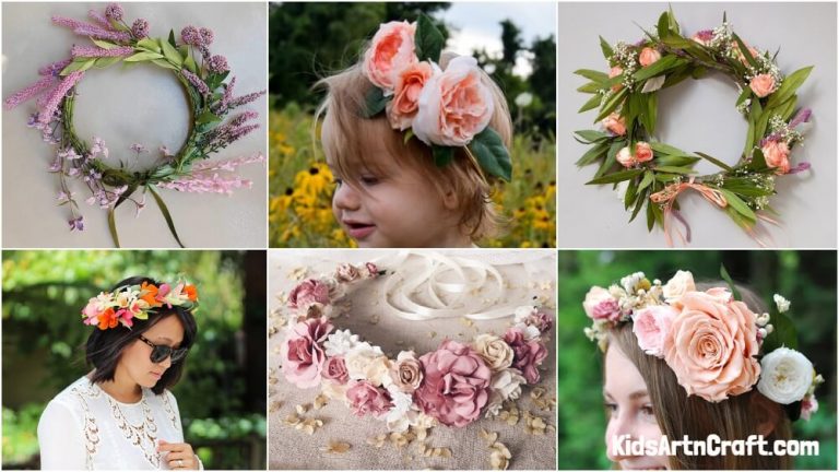 DIY Flower Crown Ideas - Kids Art & Craft