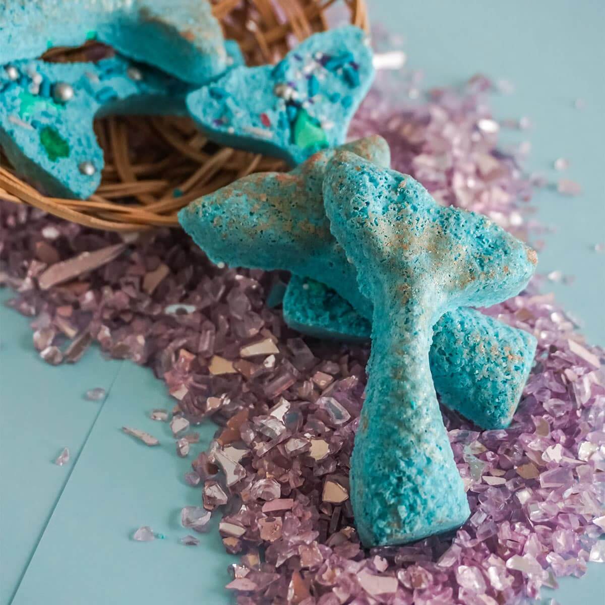 DIY Mermaid Bath Bombs Tail Craft Idea With Amazing FragranceMermaid Bath Bomb Craft Ideas