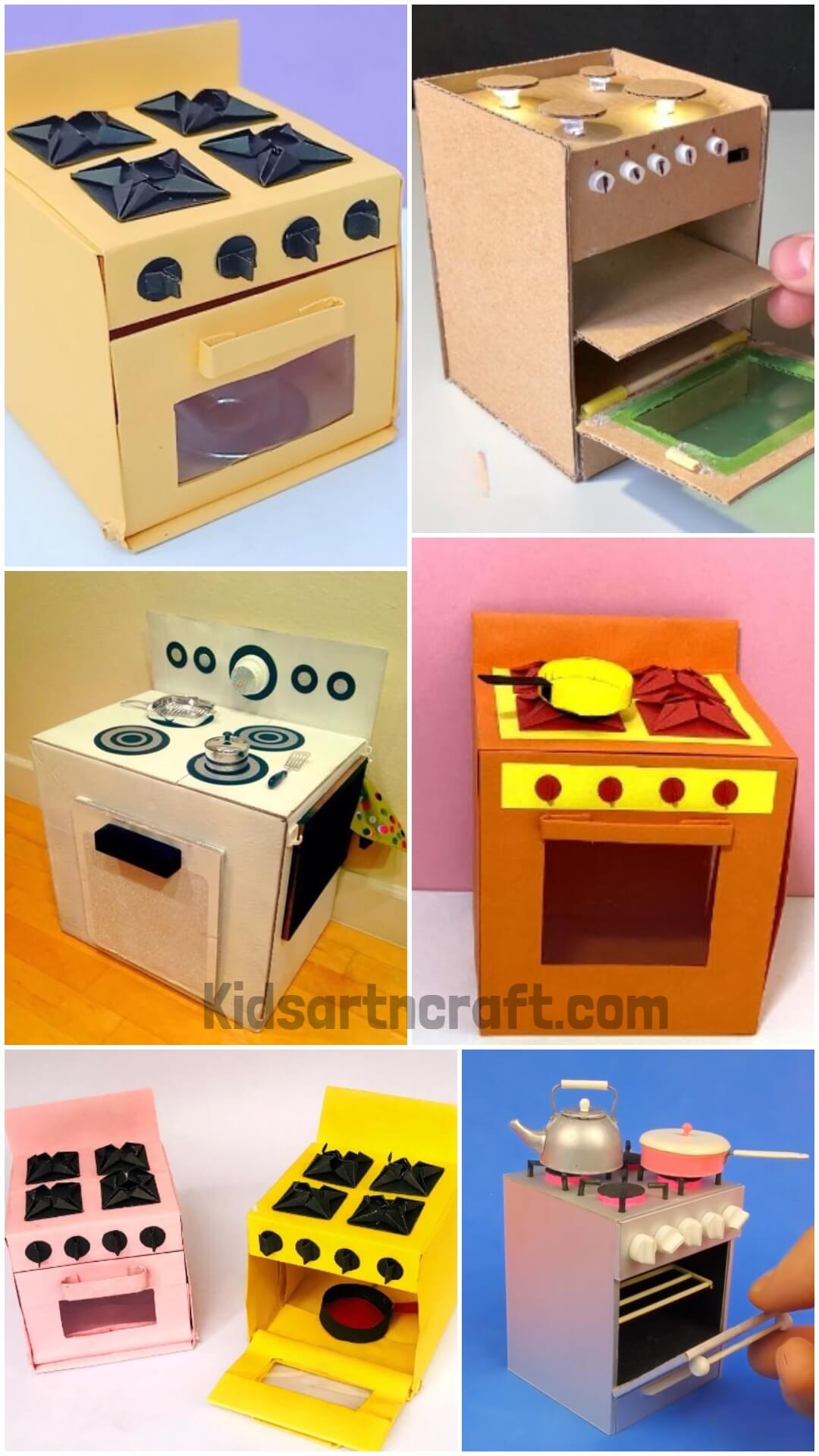 DIY Miniature oven craft For Kids Kids Art & Craft