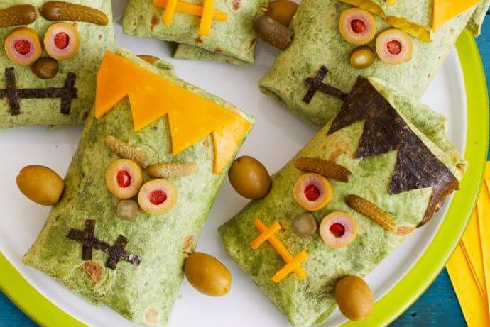 DIY Monster-Shaped Food Decoration Ideas For Halloween Party