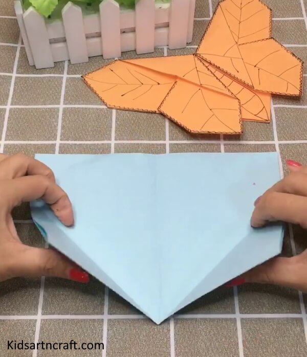 Easy Origami Paper Folding For Crafting A Cute Butterfly 