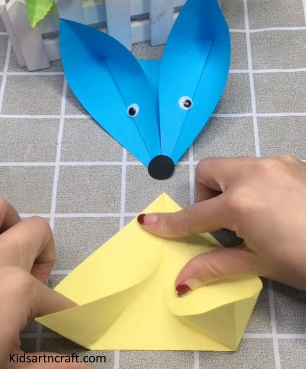 Easy Tutorial Of Fox Crafting With Origami Paper For Kids