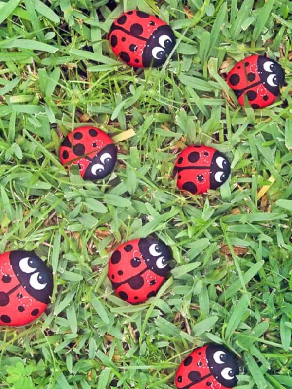 DIY Painted Ladybug Rock For Kids DIY Ladybugs Painted Rocks For Kids