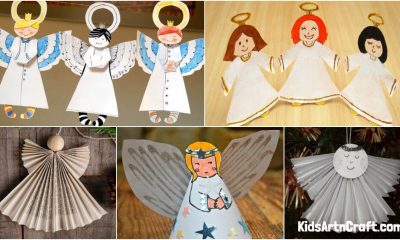DIY Paper Angel Crafts For Preschoolers