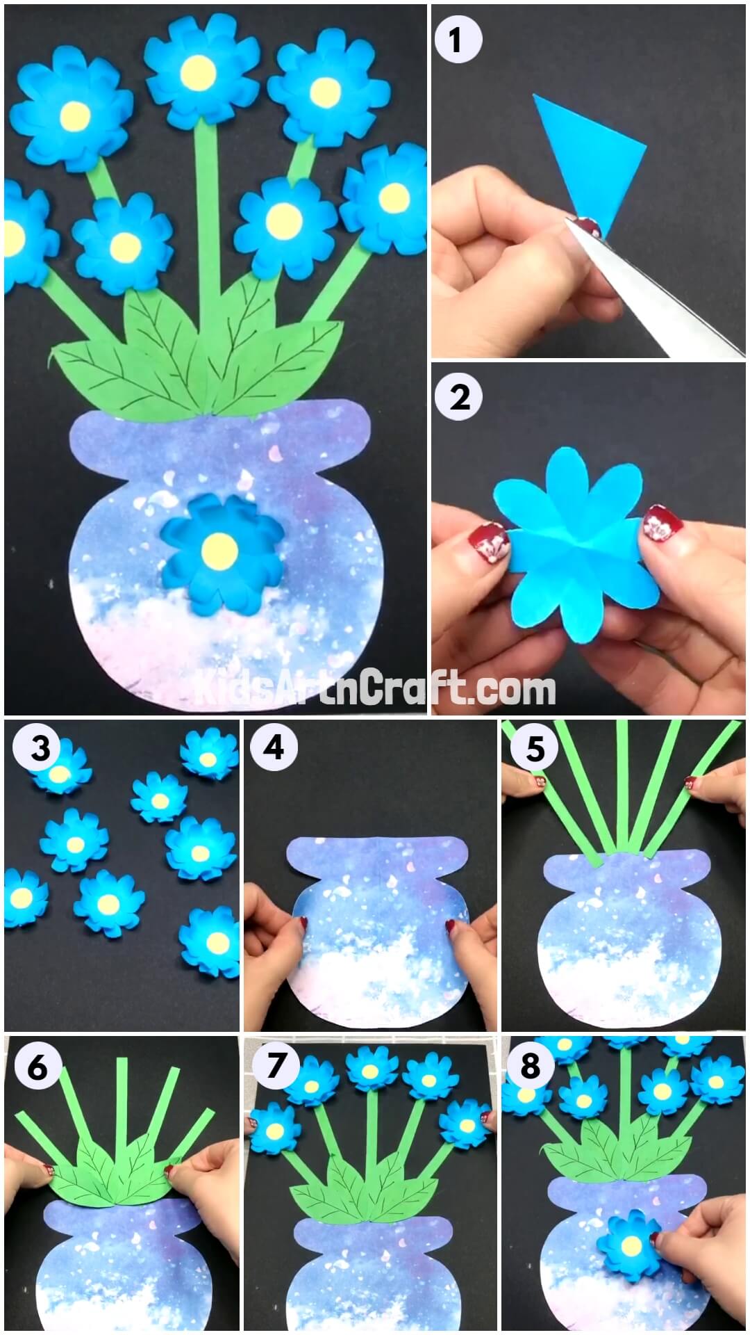 DIY Paper Flower Craft 