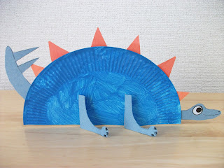 DIY Stegosaurus Dinosaur Craft Using Paper Plate & Construction PaperStegosaurus Dinosaur Paper Plate Crafts For Kids