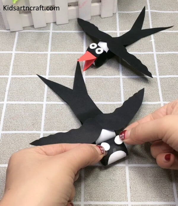 creative Idea For Crafting Swallow Paper Bird For Kids