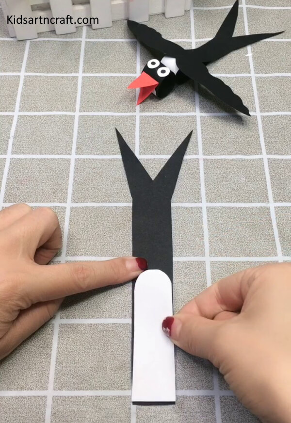 Kids Craft Idea For Swallow Bird With Paper
