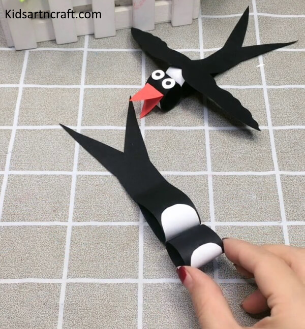 Beautiful Swallow Bird Craft For Kids Using Paper Paper