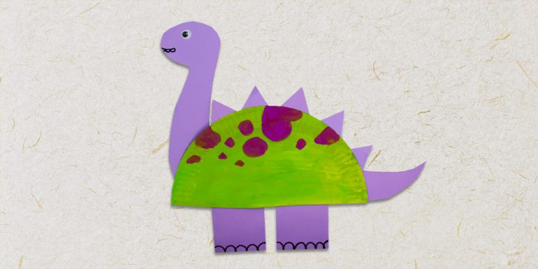 Easy & DIY Paper Plate Dinosaur Craft Tutorial With Step-by-Step Instructions