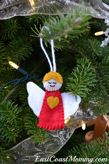 Easy & Lovely Felt Angel Ornaments Craft Ideas