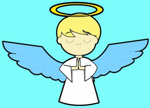 Easy Angel Drawing Ideas For Toddlers