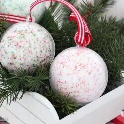 Easy Christmas Bath Bomb Ornaments Craft For Kids