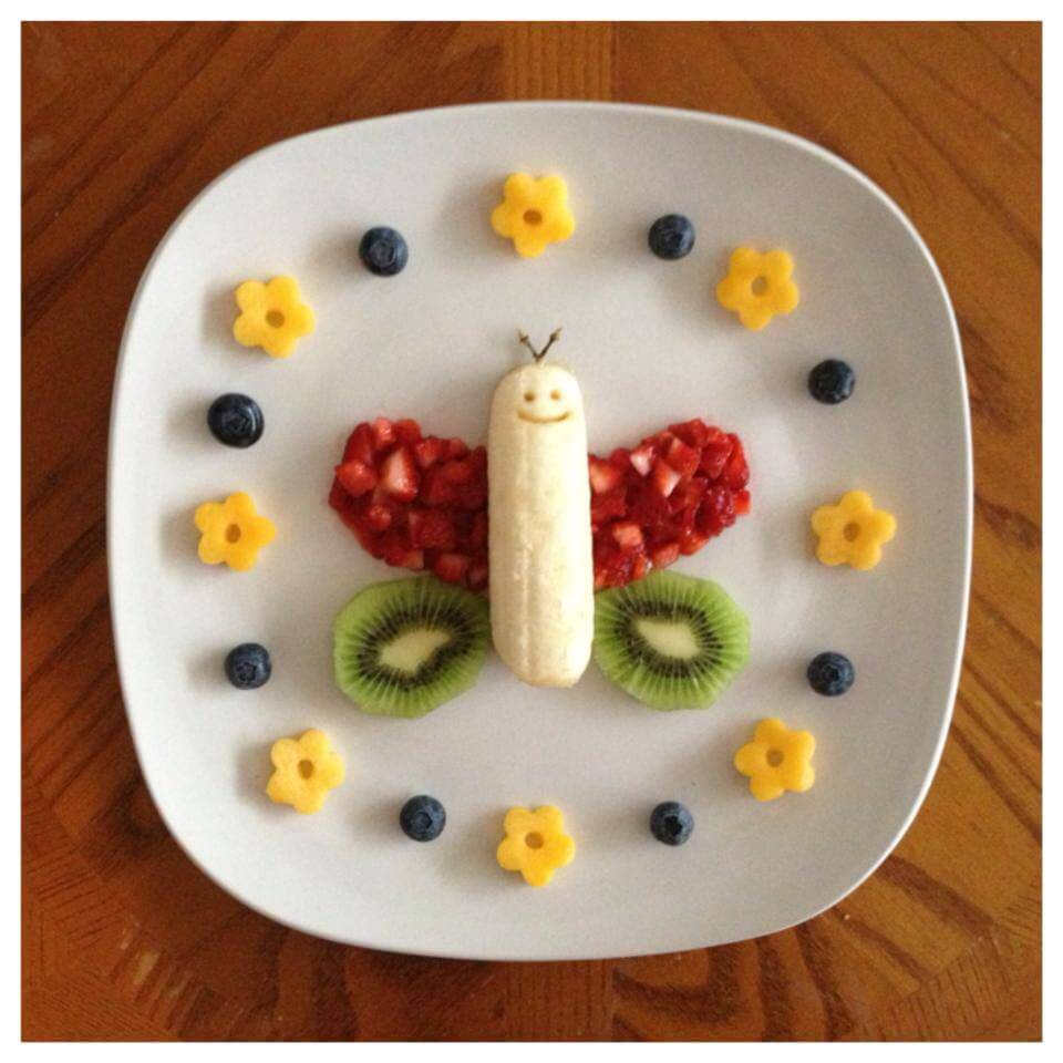 Easy Fruit Plate Art Decoration For KidsIdeas to Decoration Food in Your Kid's Plate