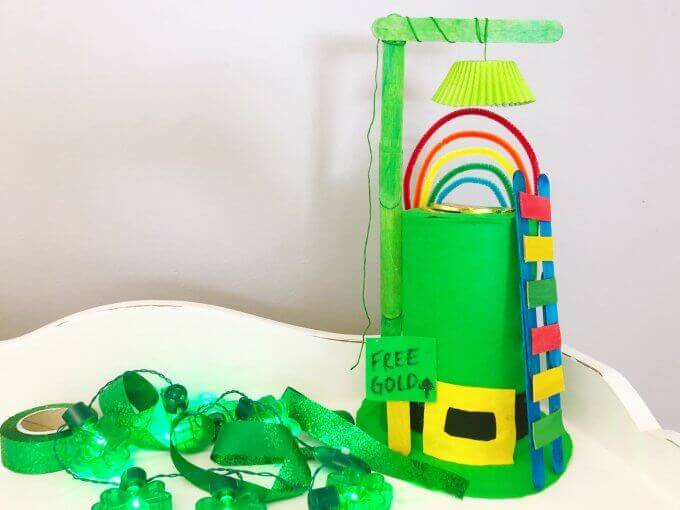 Easy Leprechaun Traps For Saint Patrick's Day Easy Homemade leprechaun trap Ideas For Kids To Make 