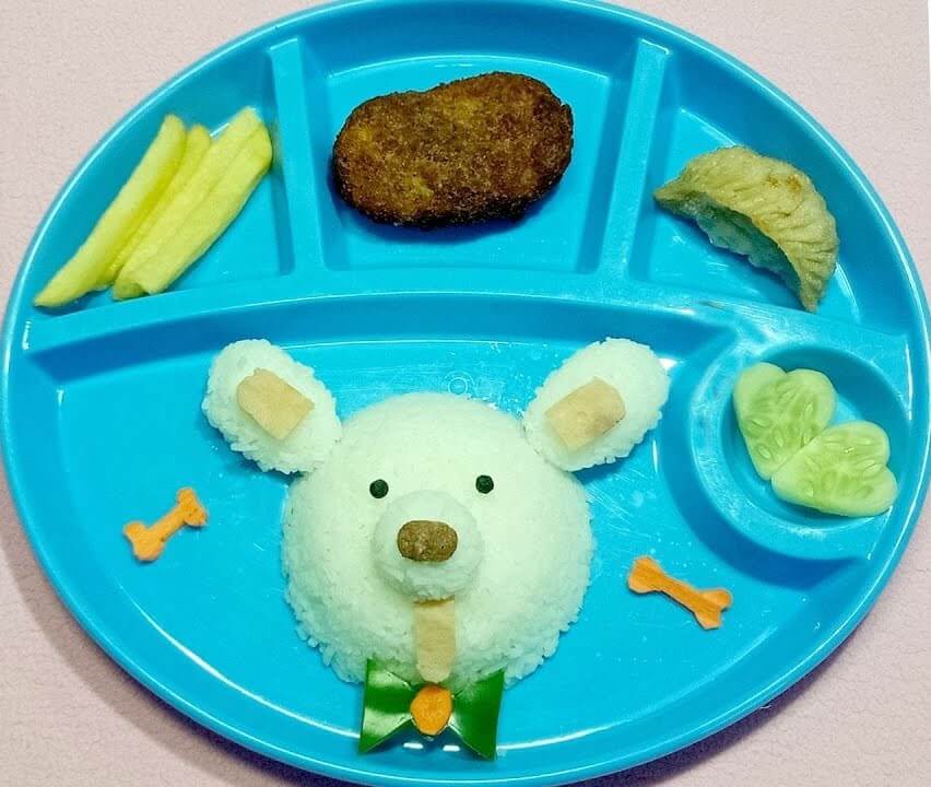 Easy Lunch Plate Decoration Ideas For Kids At HomeIdeas to Decoration Food in Your Kid's Plate
