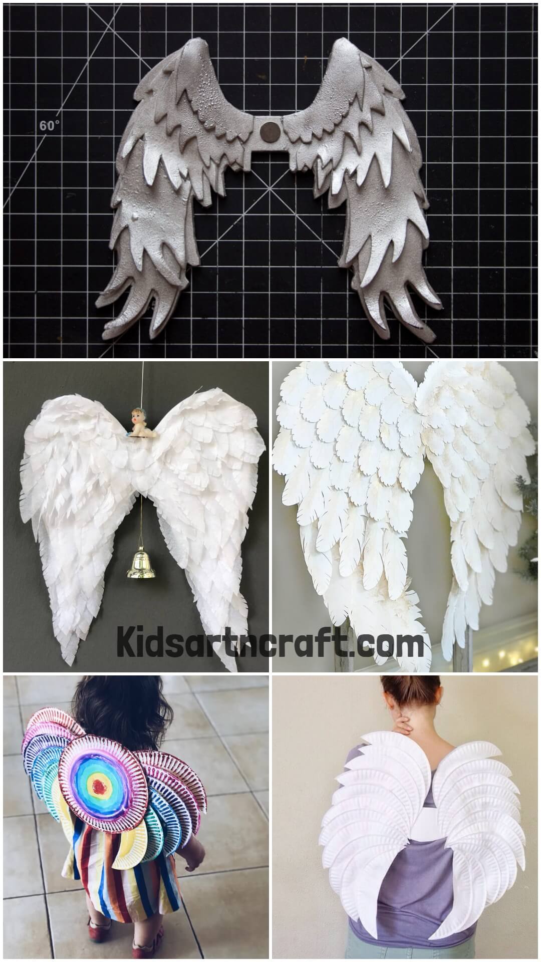 Easy & Simple Angel Wings Craft For Kids