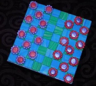 Easy to Make Checkerboard Game Craft Using Polymer ClayDIY Checkerboard Game Crafts