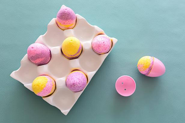 Easy To Make Easter Egg Bath Bombs Recipe Idea For Kids