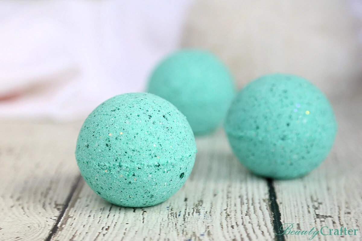 Easy to Make Mermaid Bath Bombs With Magical Sparkling Water